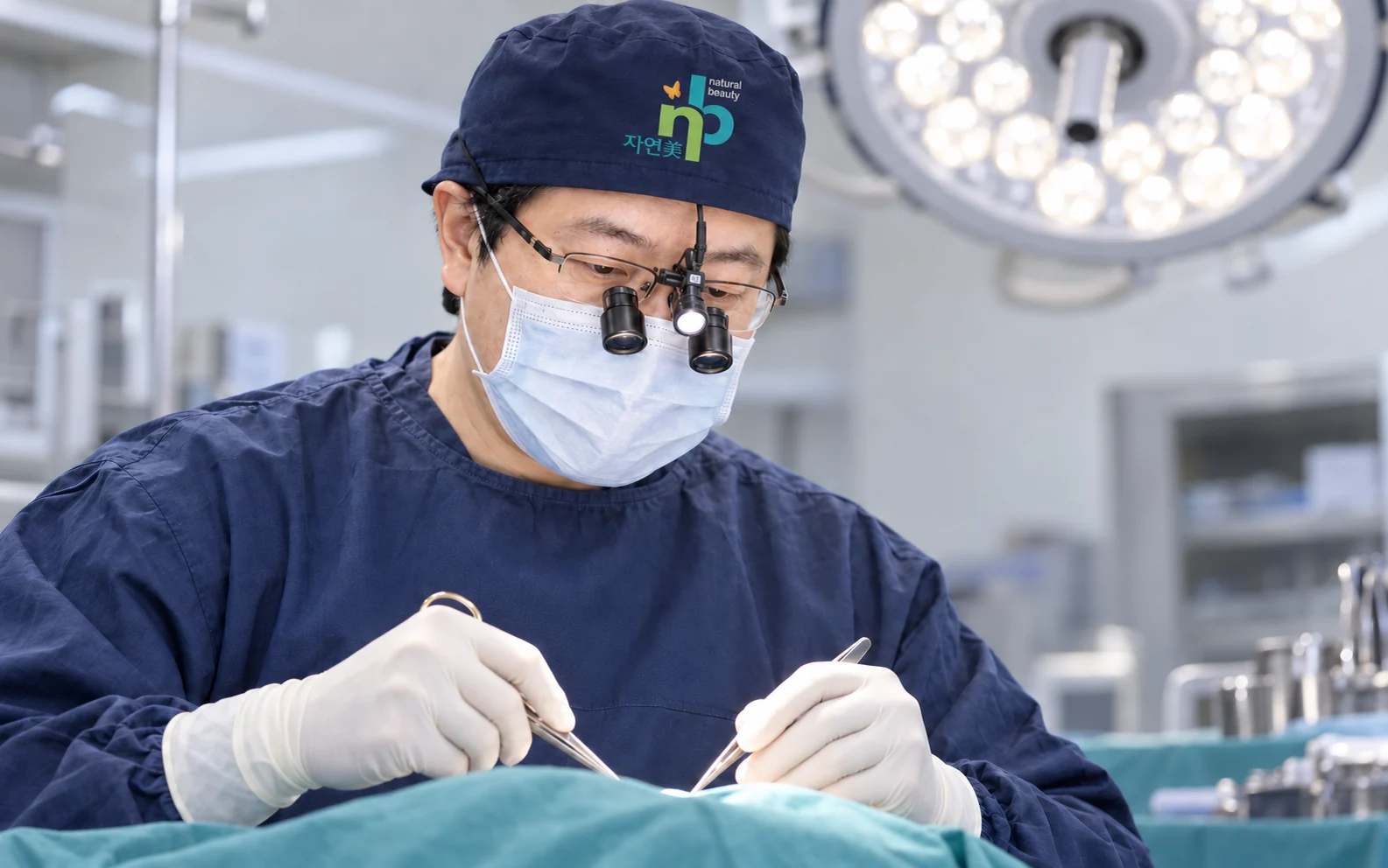 手術室で執刀する場面 — 演出画像