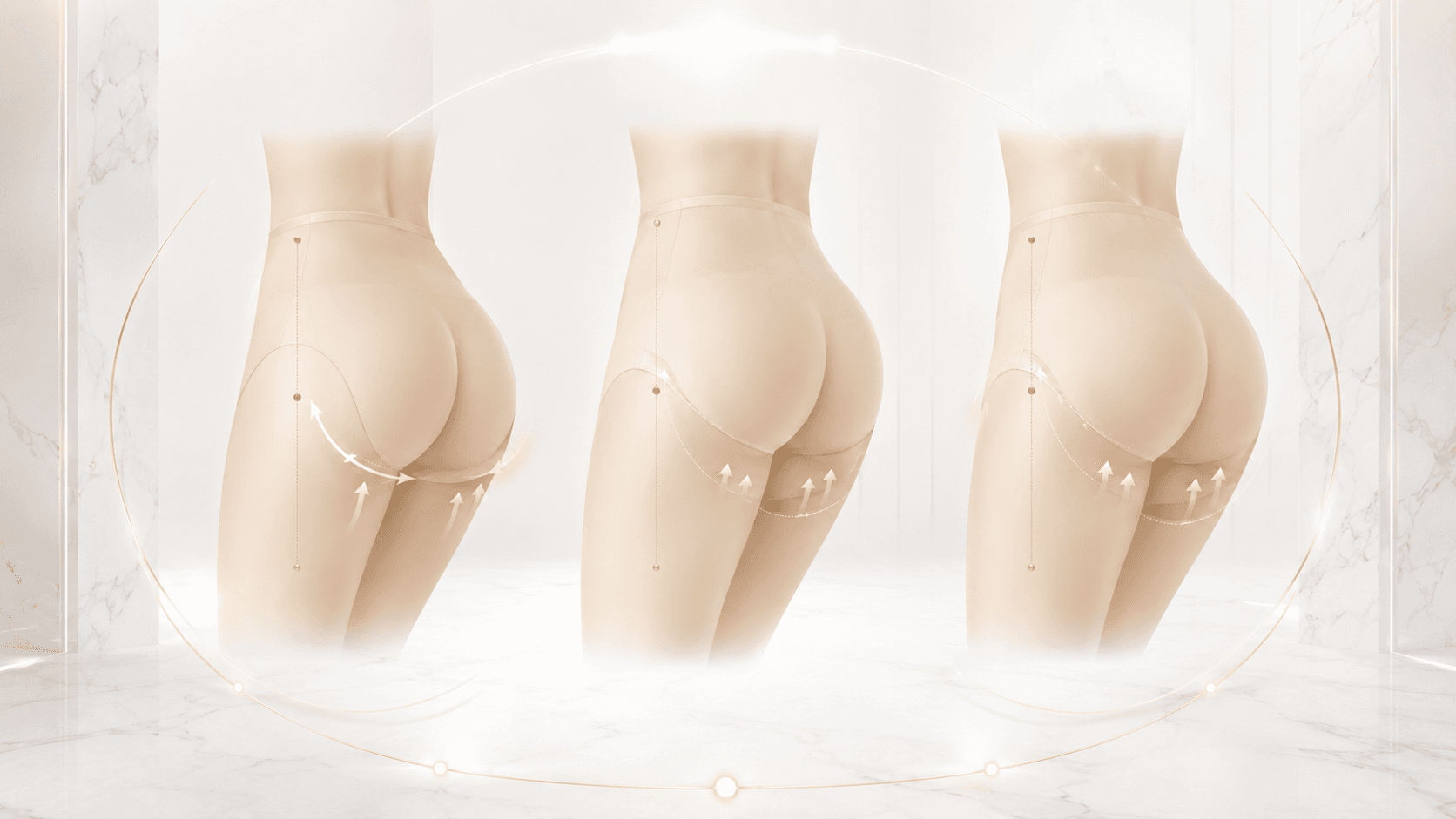 نوع ملائم لرفع الأرداف Elasticum — نمط الترهّل (2)