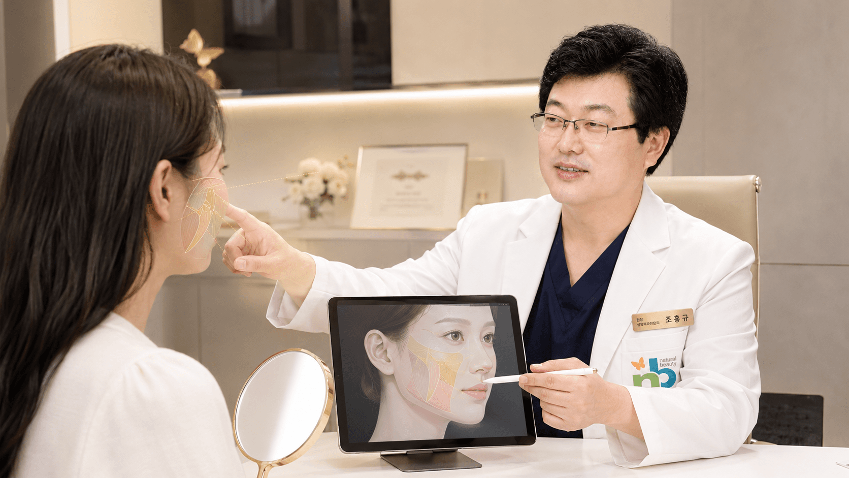 NB surgeon cheekbone soft-tissue consultation