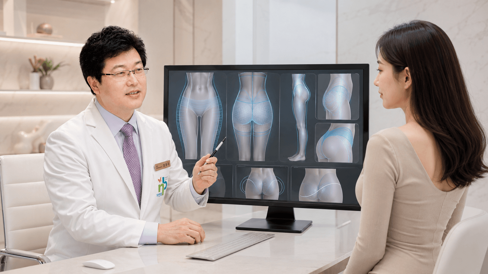 원장 상담 — 골반·연부조직·피부 종합 평가