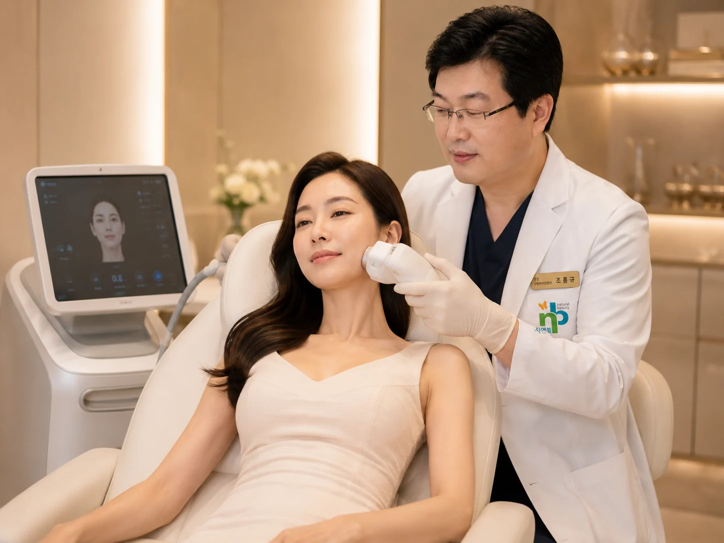 An image representing anti-ageing laser treatment and skin care