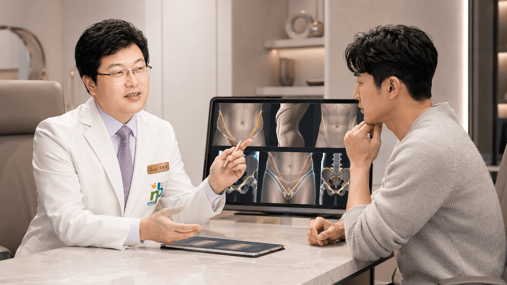 Adonis V-line ultrasound consultation and design planning