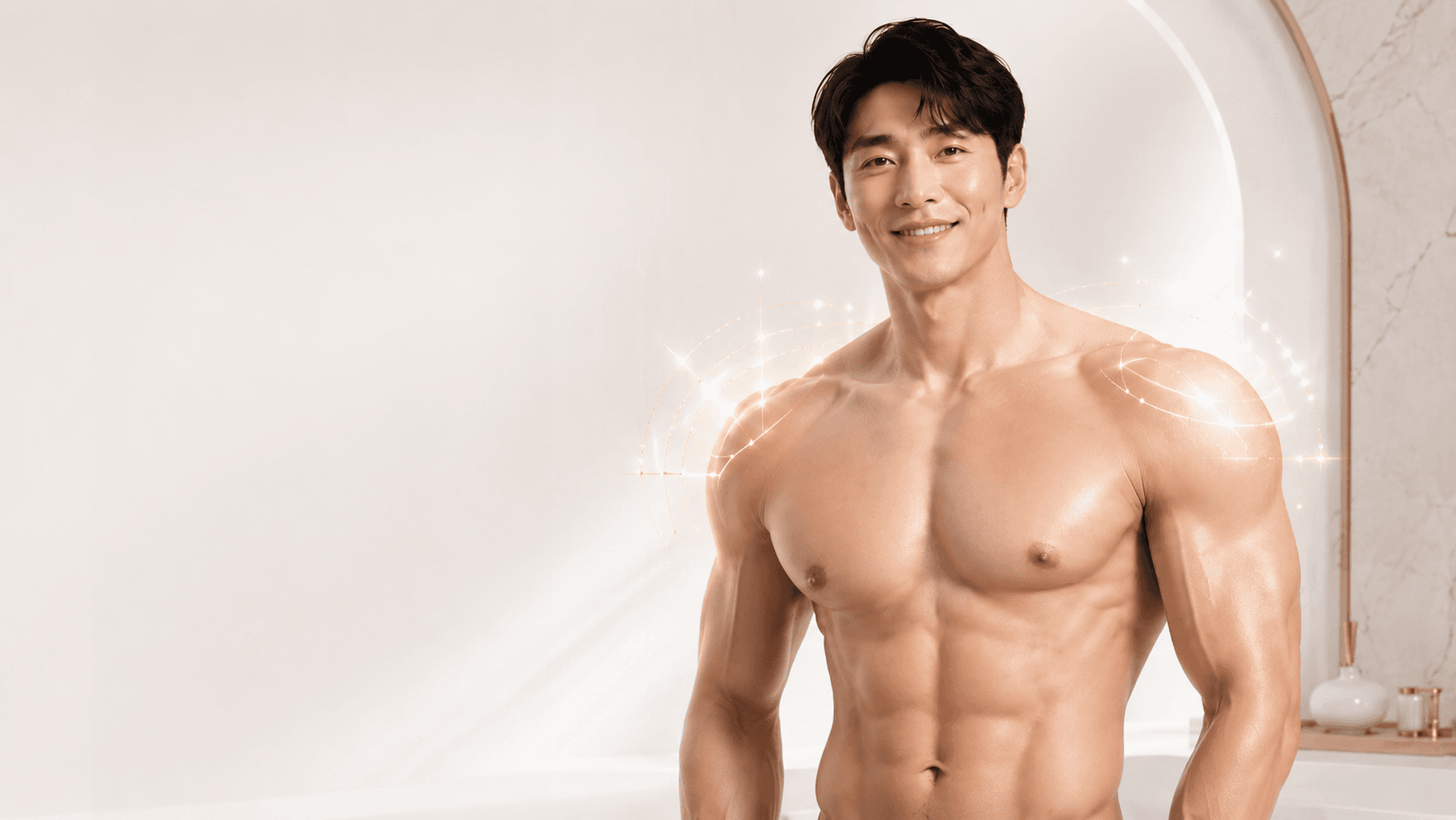 Men's shoulder fat grafting — deltoid volume design