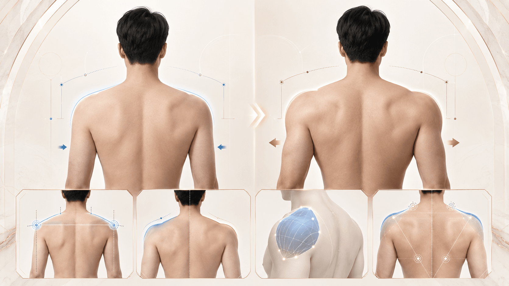 Structure of shoulder line change