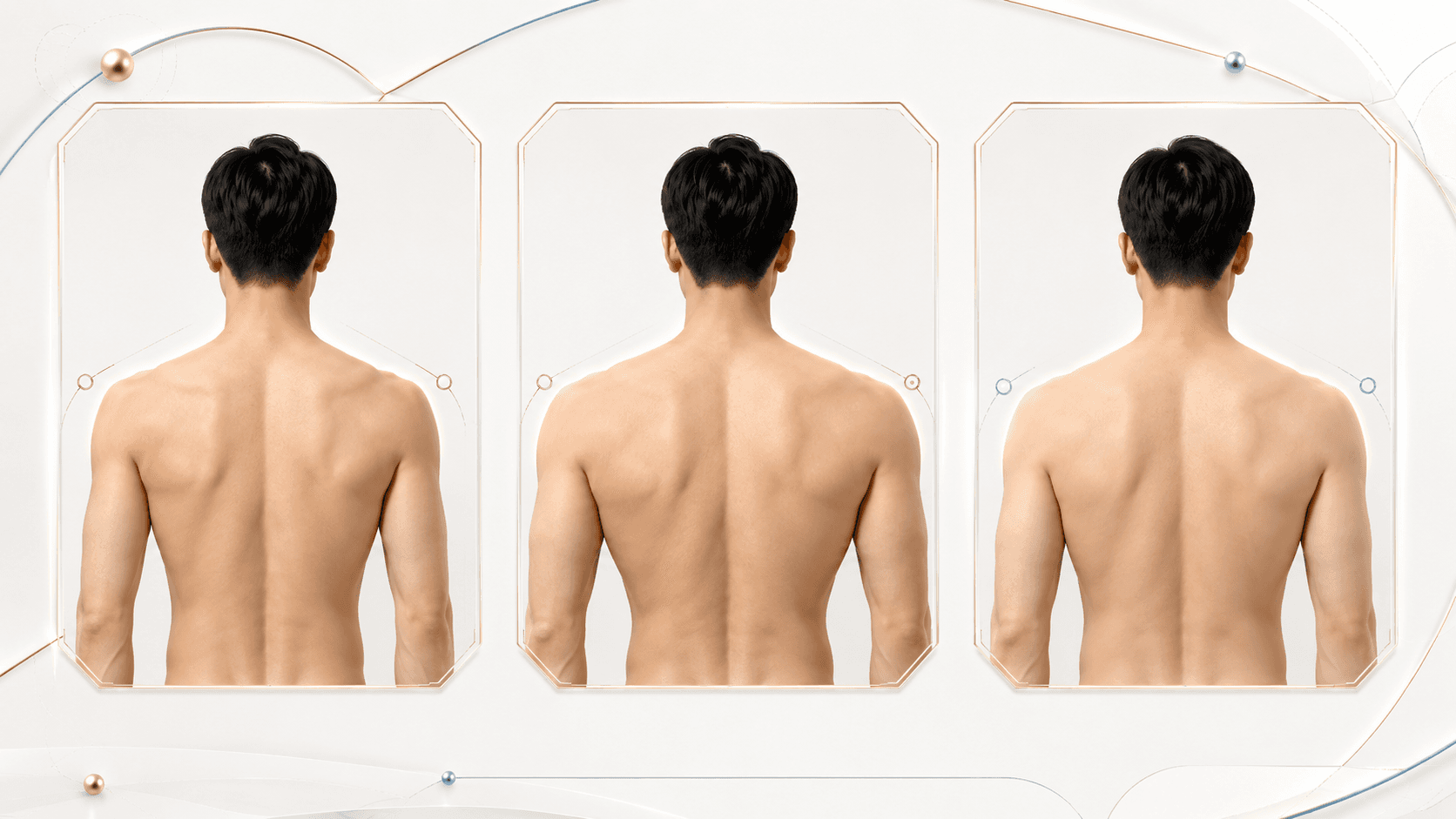 Design direction by men's shoulder type
