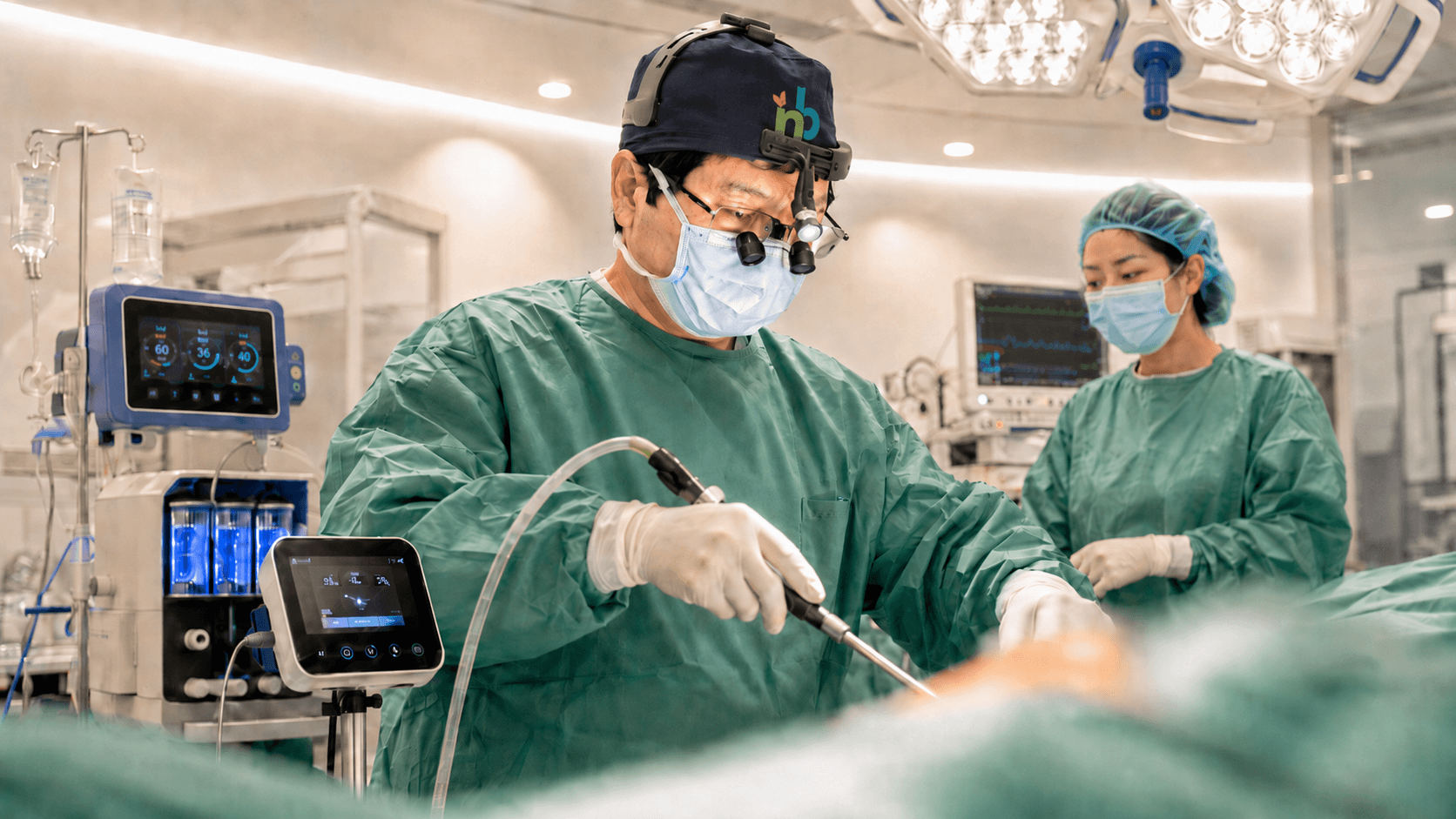 NB للجراحة التجميلية — النهج الجراحي الدقيق للدكتور تشو هونغ كيو المدعوم بـ 25 عاماً من الخبرة السريرية (فريق NB الطبي، بدون عرض مباشر لجسم المريض أو موقع الجراحة)