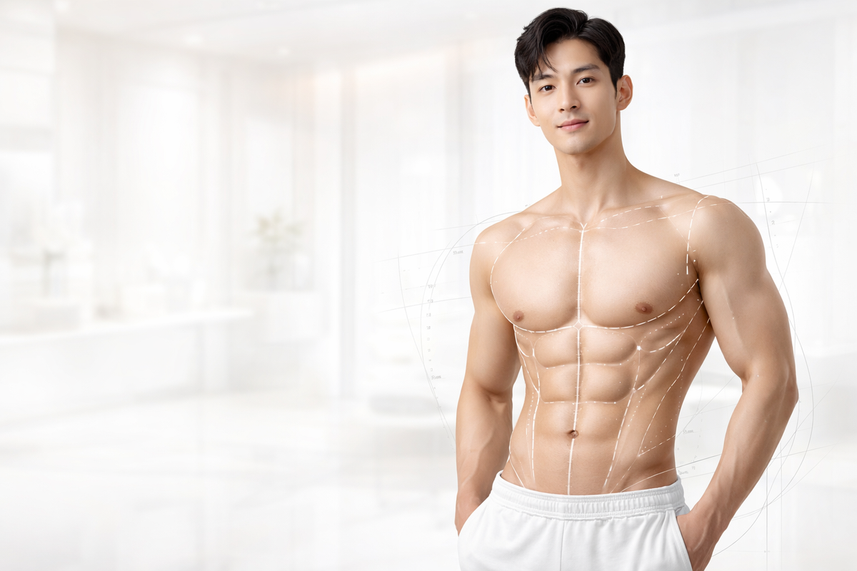 남성 체형 디자인