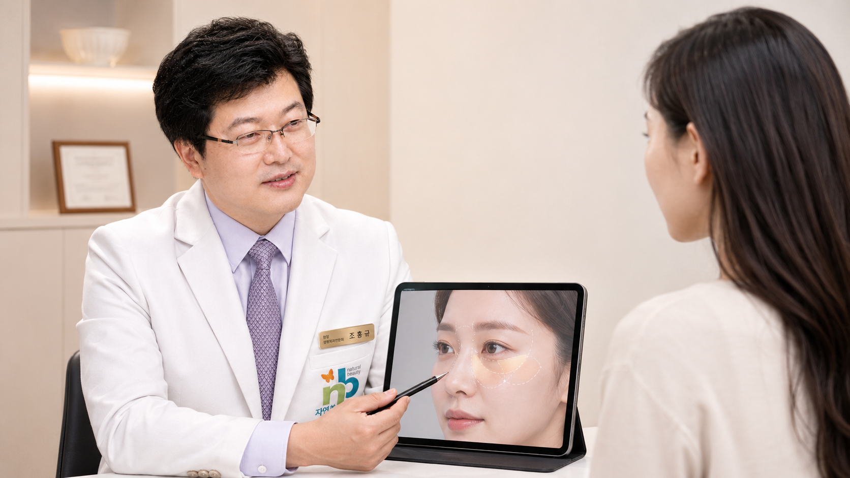 NB doctor under-eye fat-graft transition-design consultation