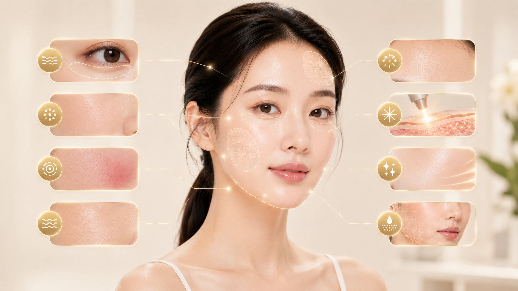 可考虑咨询丽珠兰的皮肤困扰分布图