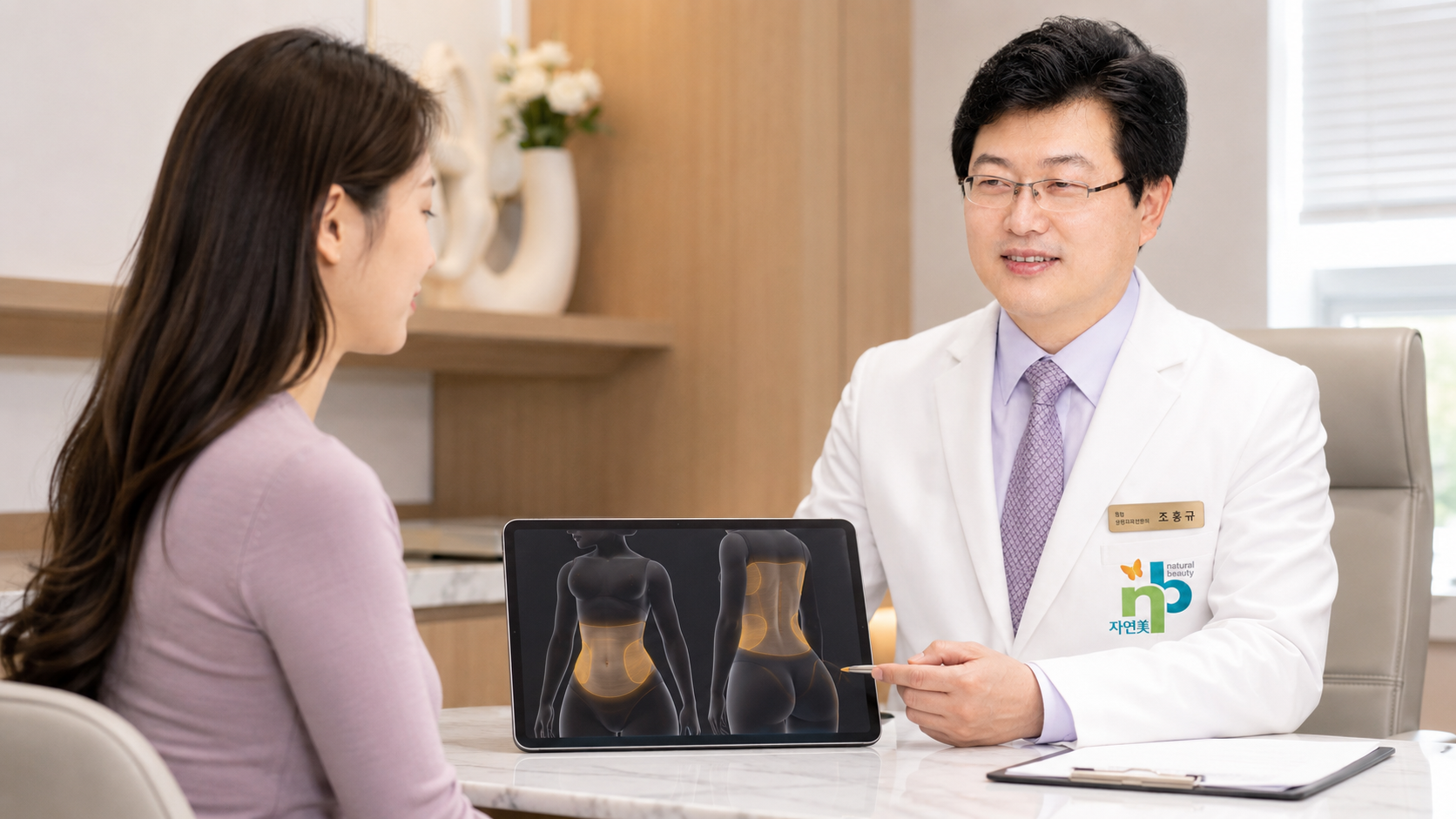 A tailored body fat-dissolving consultation