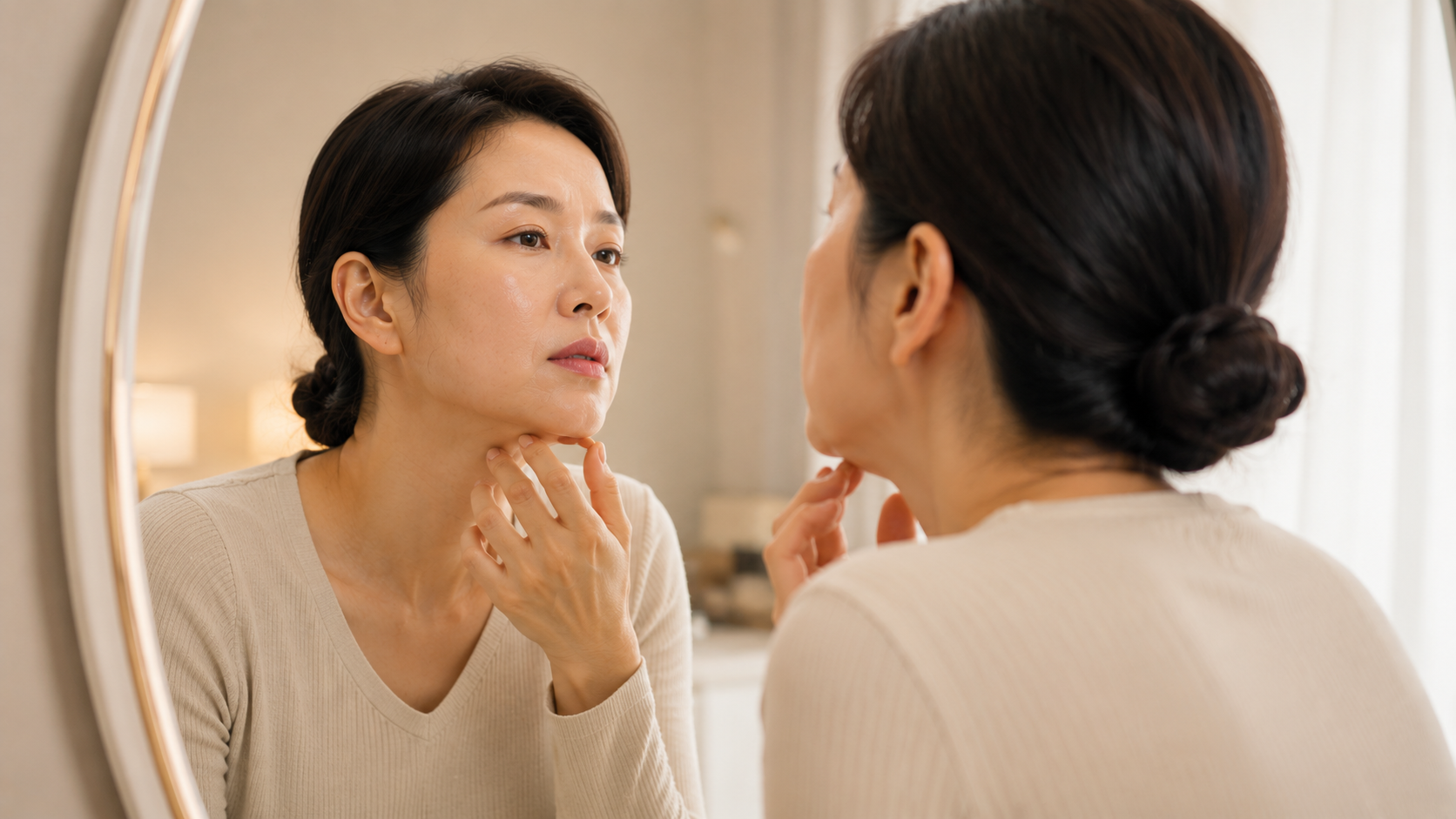 Concern of declining jawline/neckline elasticity