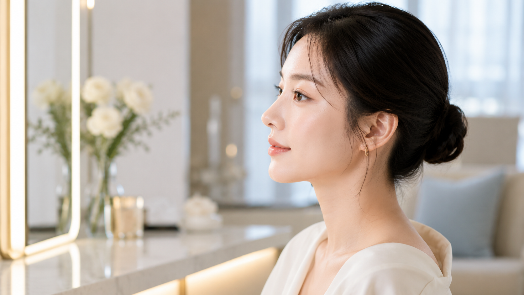 자연스러운 코 라인으로 자신감 있는 일상