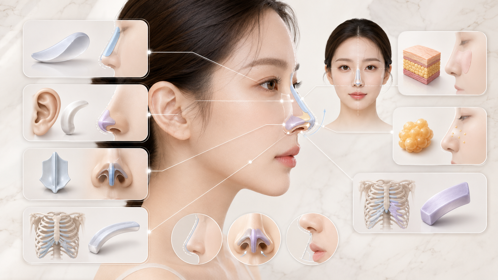 코성형 보형물·자가 연골 재료 안내