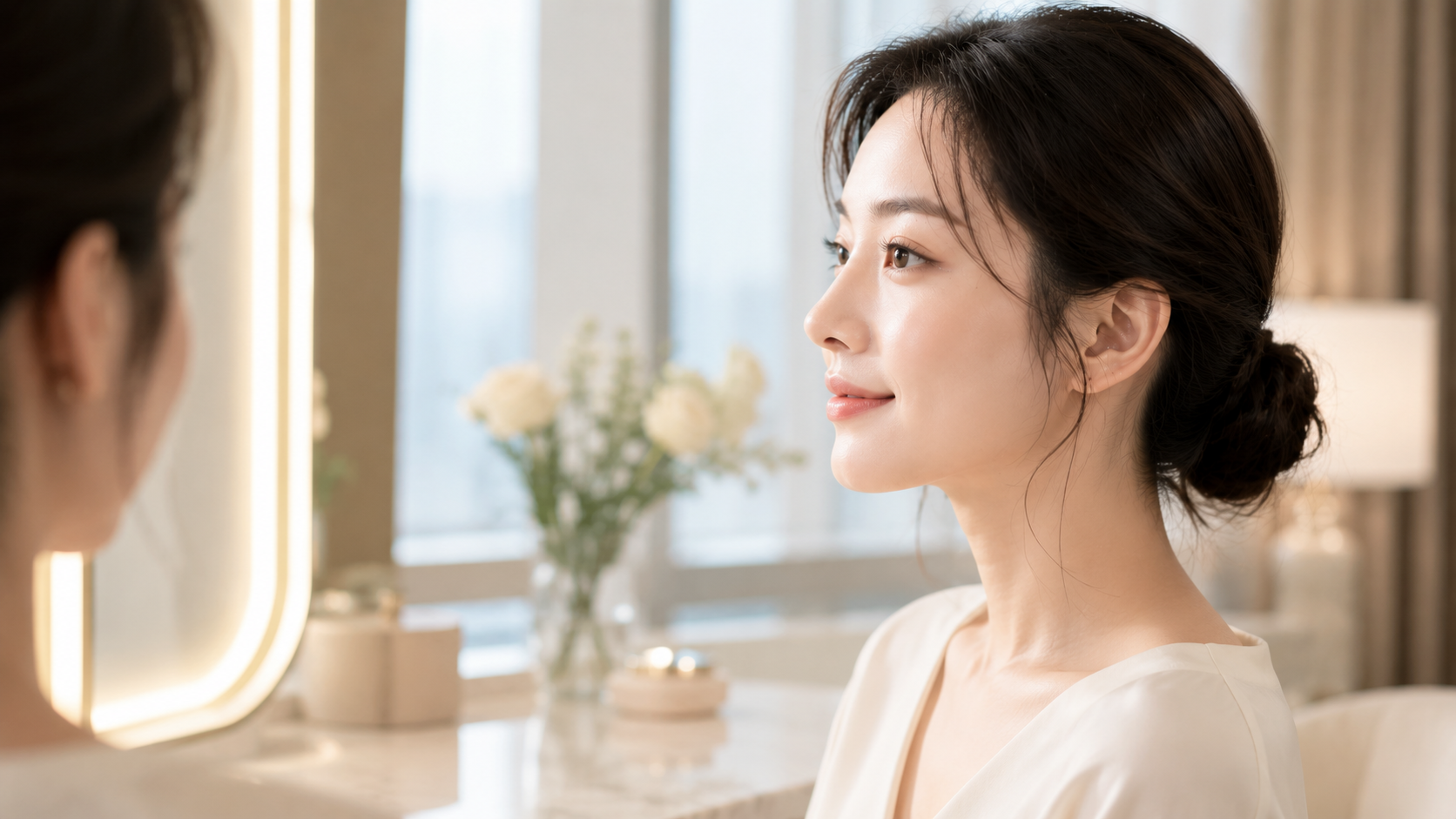 원인 분석과 단계적 재설계로 더 자연스러워진 옆라인과 인상